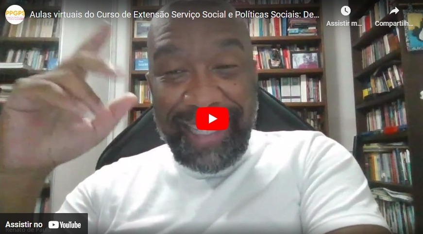 Aulas virtuais do Curso de Extensão Serviço Social e Políticas Sociais: Desafios e Possibilidades